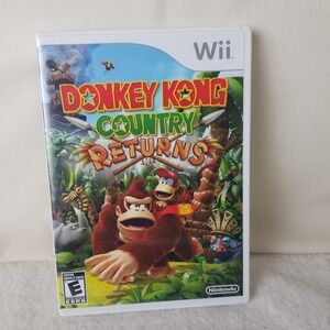 Donkey Kong Country Returns Nintendo Wii Game‎ Complete Tested Working